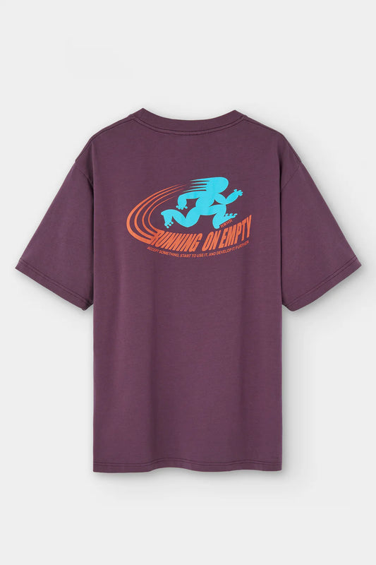 T-SHIRT RUNNING BURGUNDY