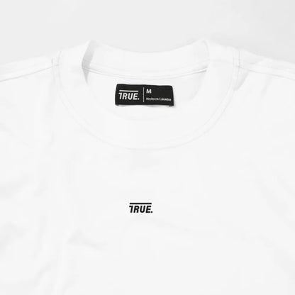 CLASSIC T-SHIRT WHITE - FRONT OF.
