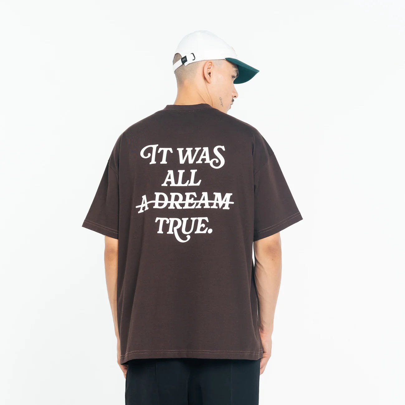 T-SHIRT DREAM OVERSIZED BROWN