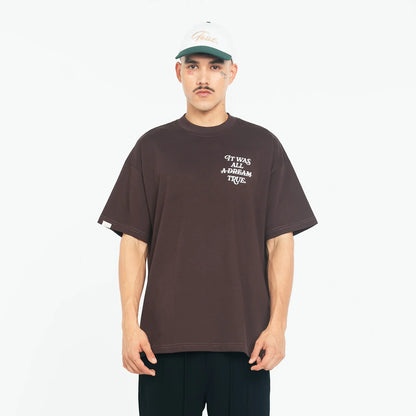 T-SHIRT DREAM OVERSIZED BROWN