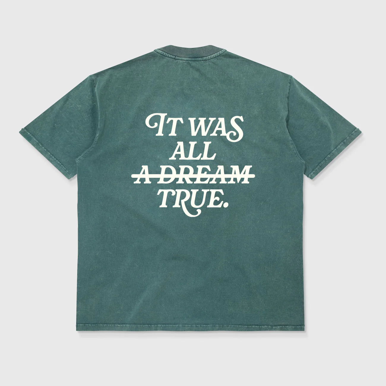 T-SHIRT DREAM WASHED OVERSIZE GREEN