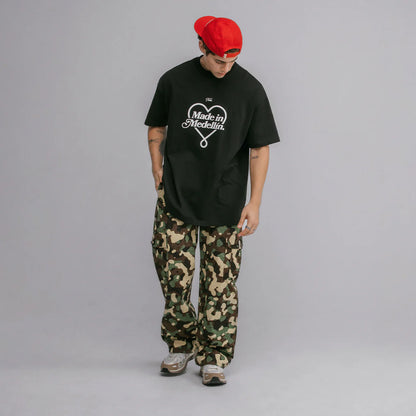 T-SHIRT OVERSIZED MEDELLIN NEGRA - FRONT OF