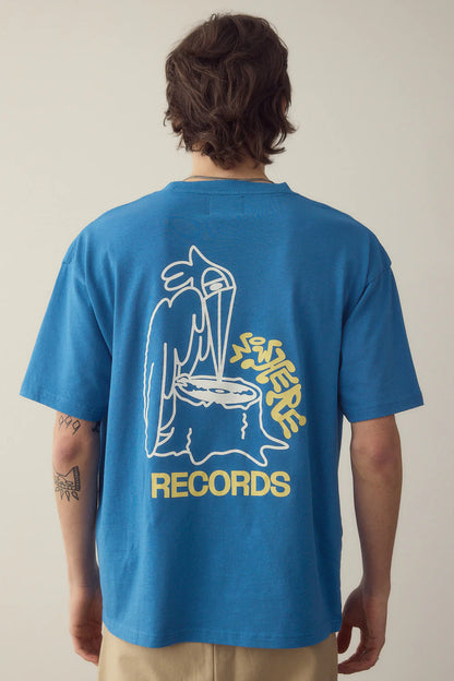 CAMISETA NOWHERE RECORDS BLUE - FRONT OF