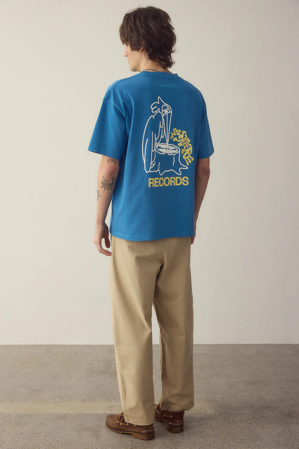 CAMISETA NOWHERE RECORDS BLUE - FRONT OF