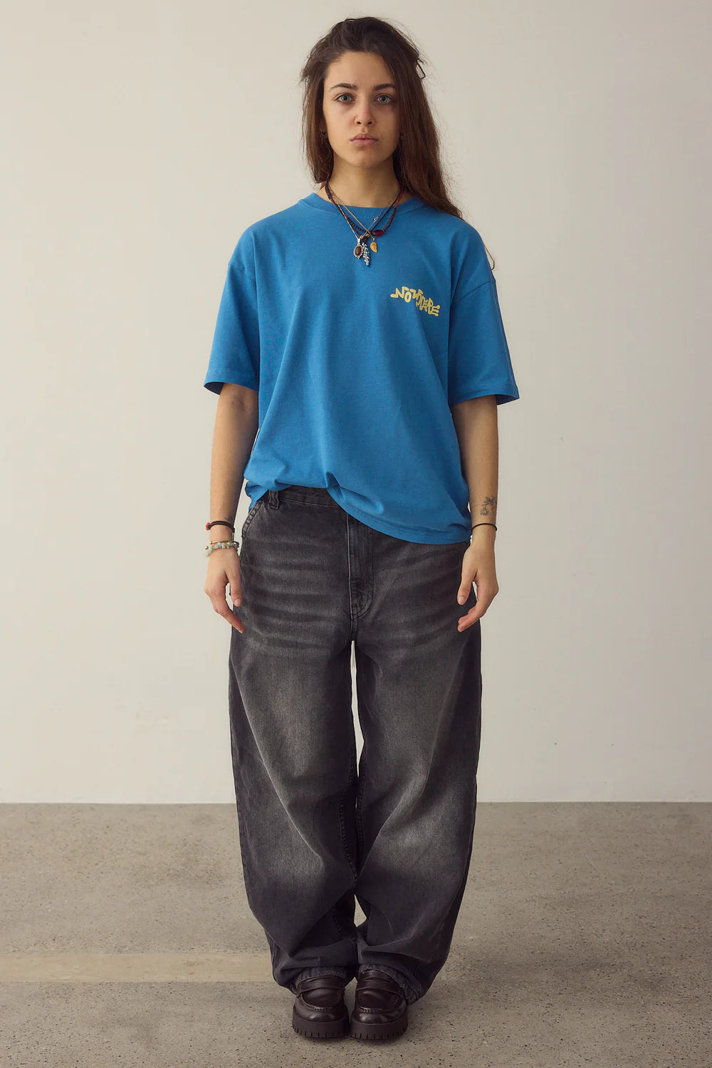CAMISETA NOWHERE RECORDS BLUE - FRONT OF