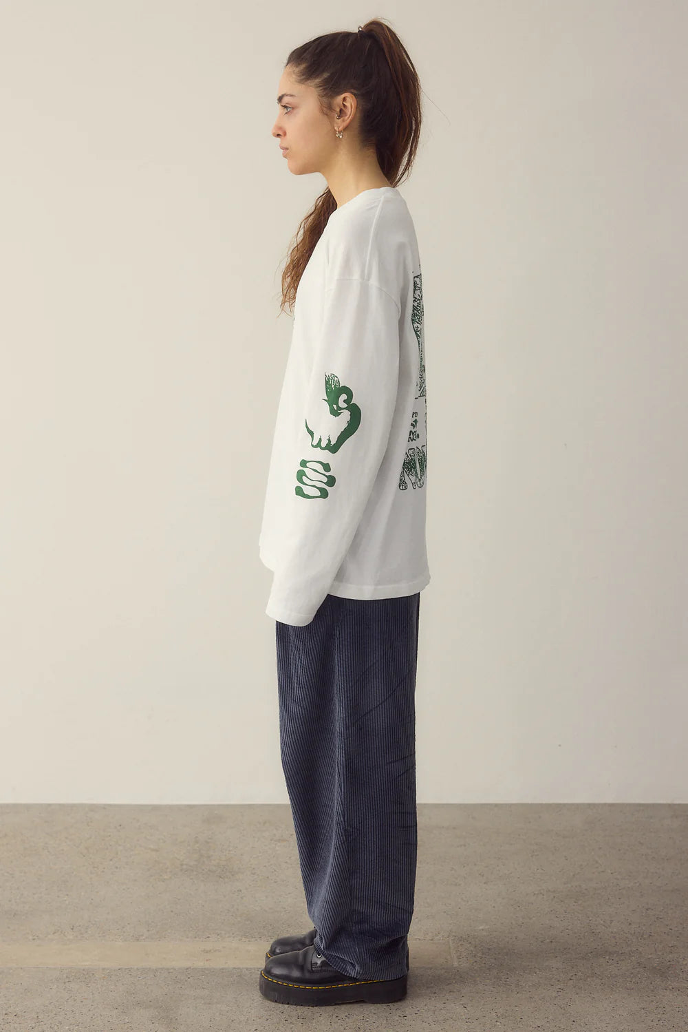 CAMISETA LARGA ALL THE PEACE I NEED - FRONT OF
