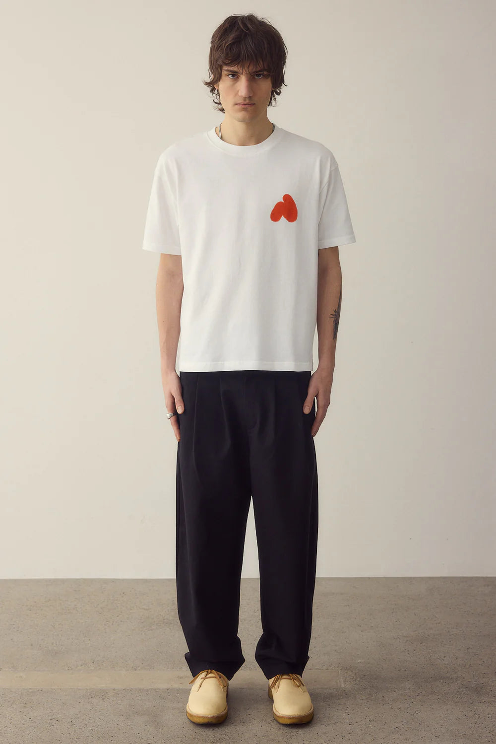 CAMISETA NOWHERE SPRAY RED - FRONT OF