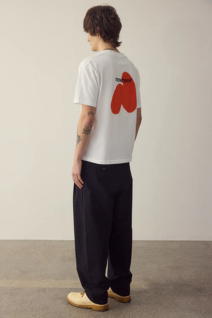 CAMISETA NOWHERE SPRAY RED - FRONT OF