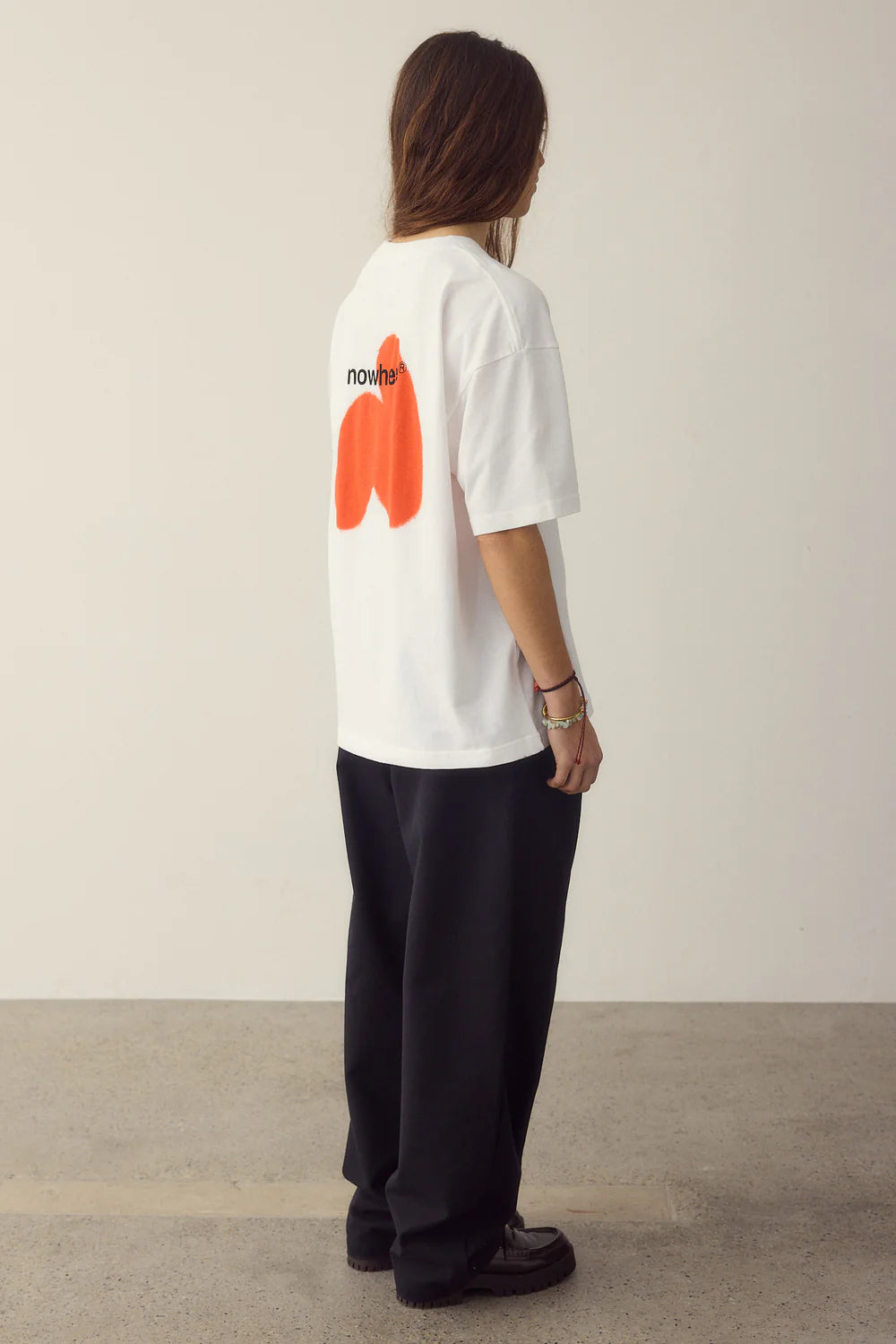 CAMISETA NOWHERE SPRAY RED - FRONT OF