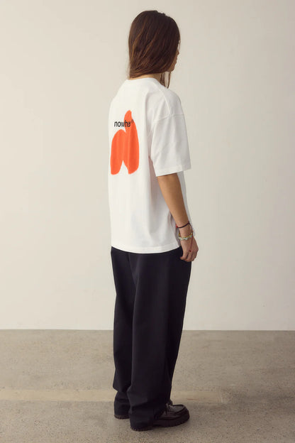CAMISETA NOWHERE SPRAY RED - FRONT OF