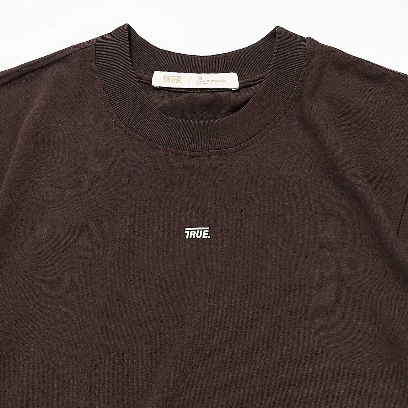 CLASSIC T-SHIRT BROWN - FRONT OF