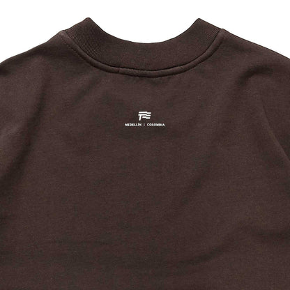 CLASSIC T-SHIRT BROWN - FRONT OF