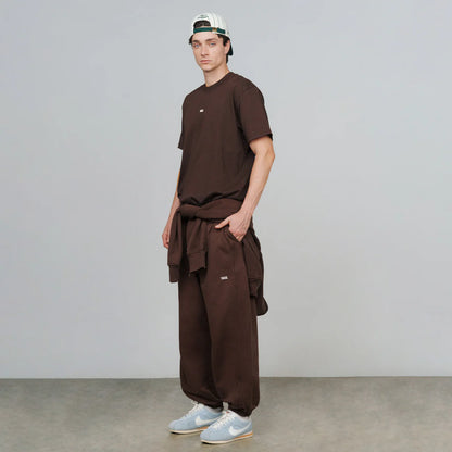 CLASSIC T-SHIRT BROWN - FRONT OF