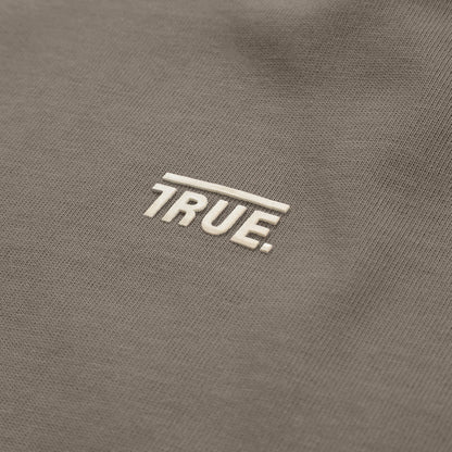 CLASSIC T-SHIRT LIGHT BROWN - FRONT OF.