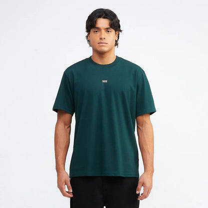 CLASSIC T-SHIRT PINE GREEN - FRONT OF.
