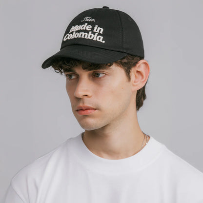 GORRA COLOMBIA NEGRA - FRONT OF