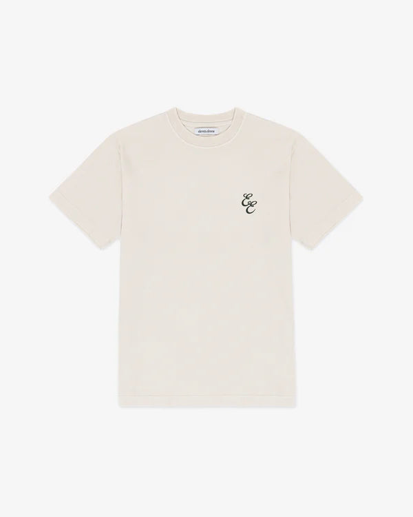 T-SHIRT CREST WHITE - FRONT OF.