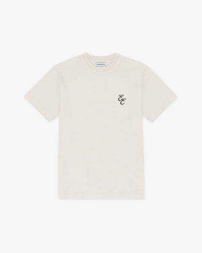 T-SHIRT CREST WHITE - FRONT OF.