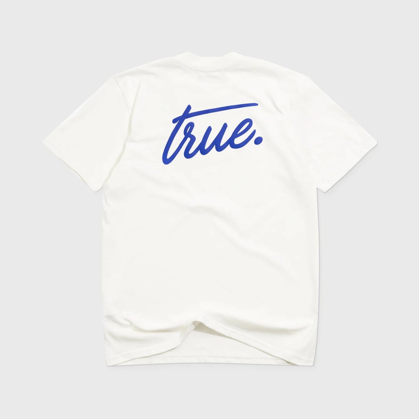 CURSIVE LOGO T-SHIRT CREAM - FRONT OF