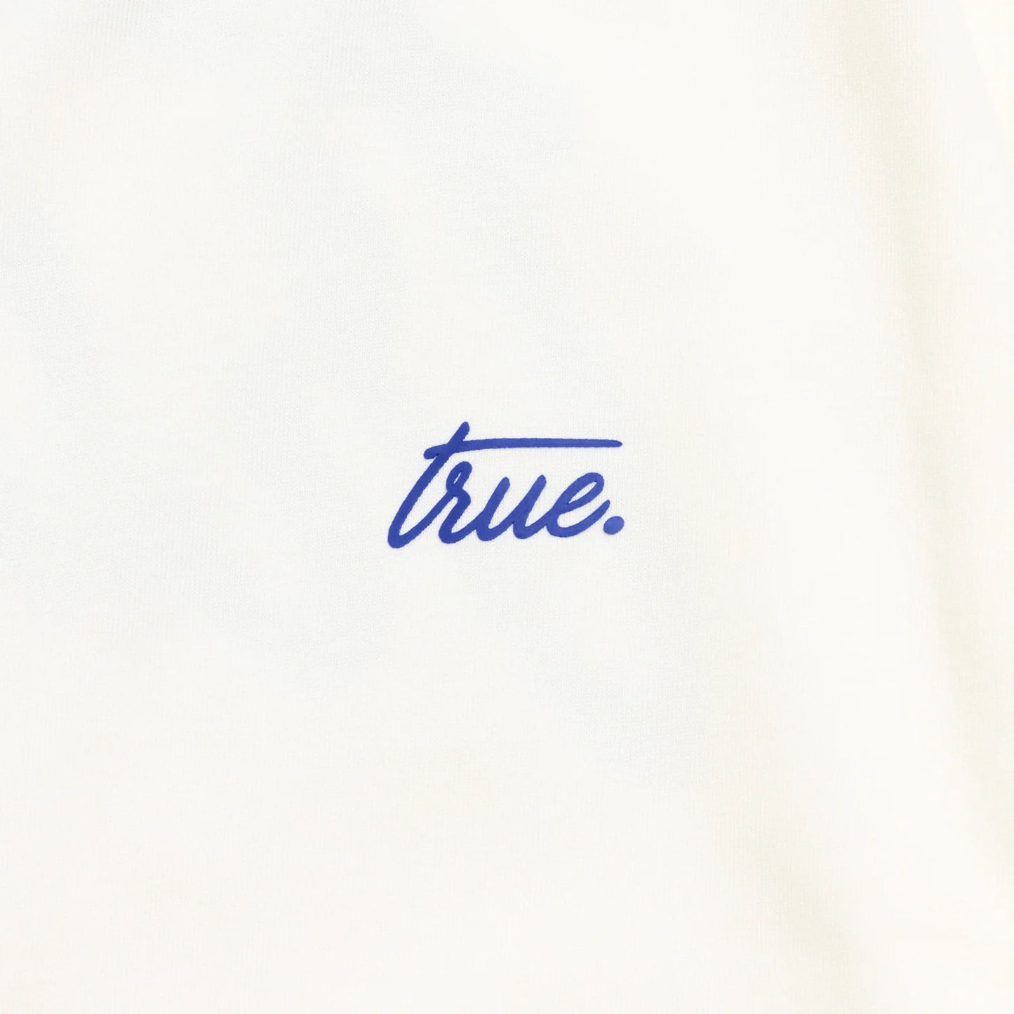 CURSIVE LOGO T-SHIRT CREAM - FRONT OF
