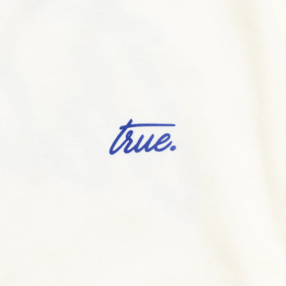 CURSIVE LOGO T-SHIRT CREAM - FRONT OF