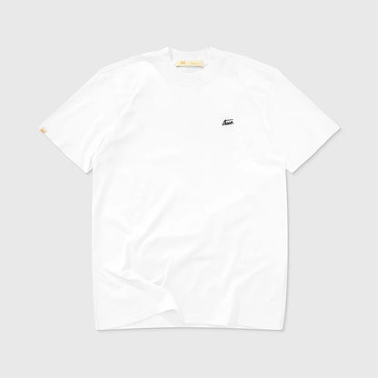 CURSIVE LOGO T-SHIRT WHITE - FRONT OF