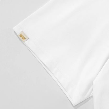 CURSIVE LOGO T-SHIRT WHITE - FRONT OF