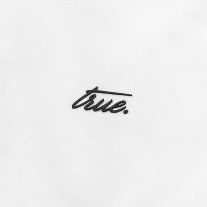 CURSIVE LOGO T-SHIRT WHITE - FRONT OF