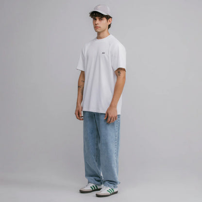 CURSIVE LOGO T-SHIRT WHITE - FRONT OF