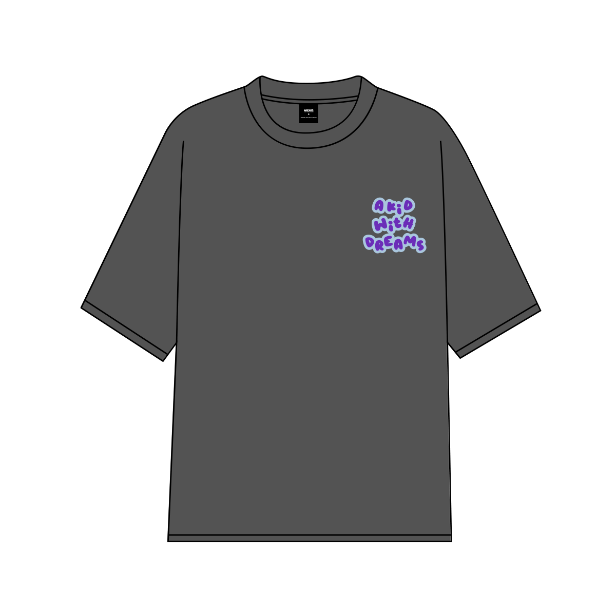 DREAM DEEP T-SHIRT - FRONT OF