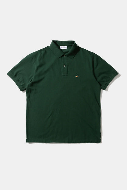 DUCK POLO DK GREEN EDMMOND - FRONT OF