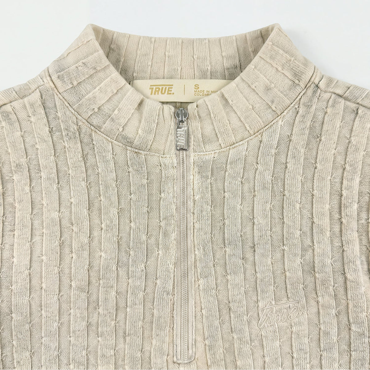 DAILY RIBBED BODYSUIT CREAM - FRONT OF
