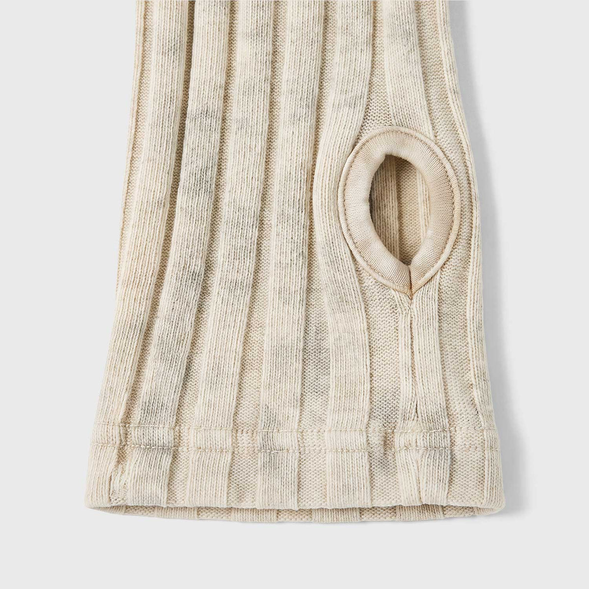 DAILY RIBBED BODYSUIT CREAM - FRONT OF