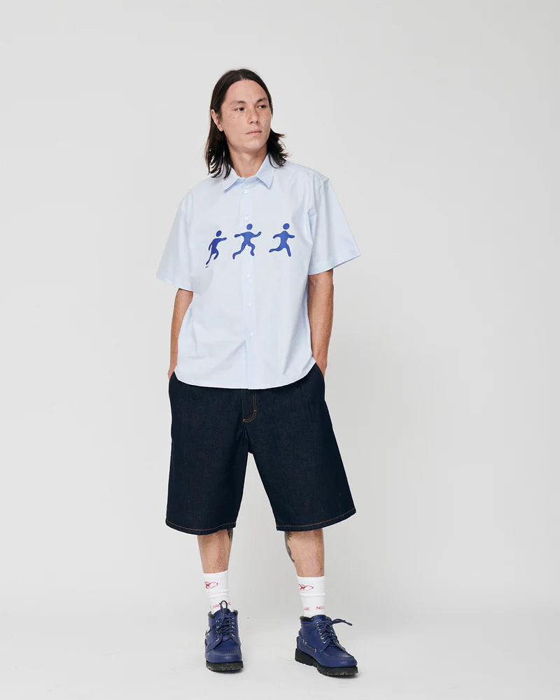 WANF DENIM CHINO SHORTS - FRONT OF