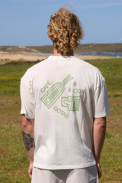 CAMISETA CAFE CON GOTAS - FRONT OF