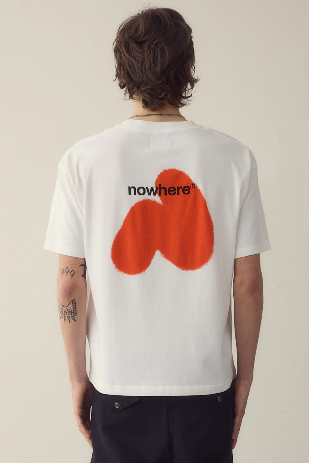 CAMISETA NOWHERE SPRAY RED - FRONT OF