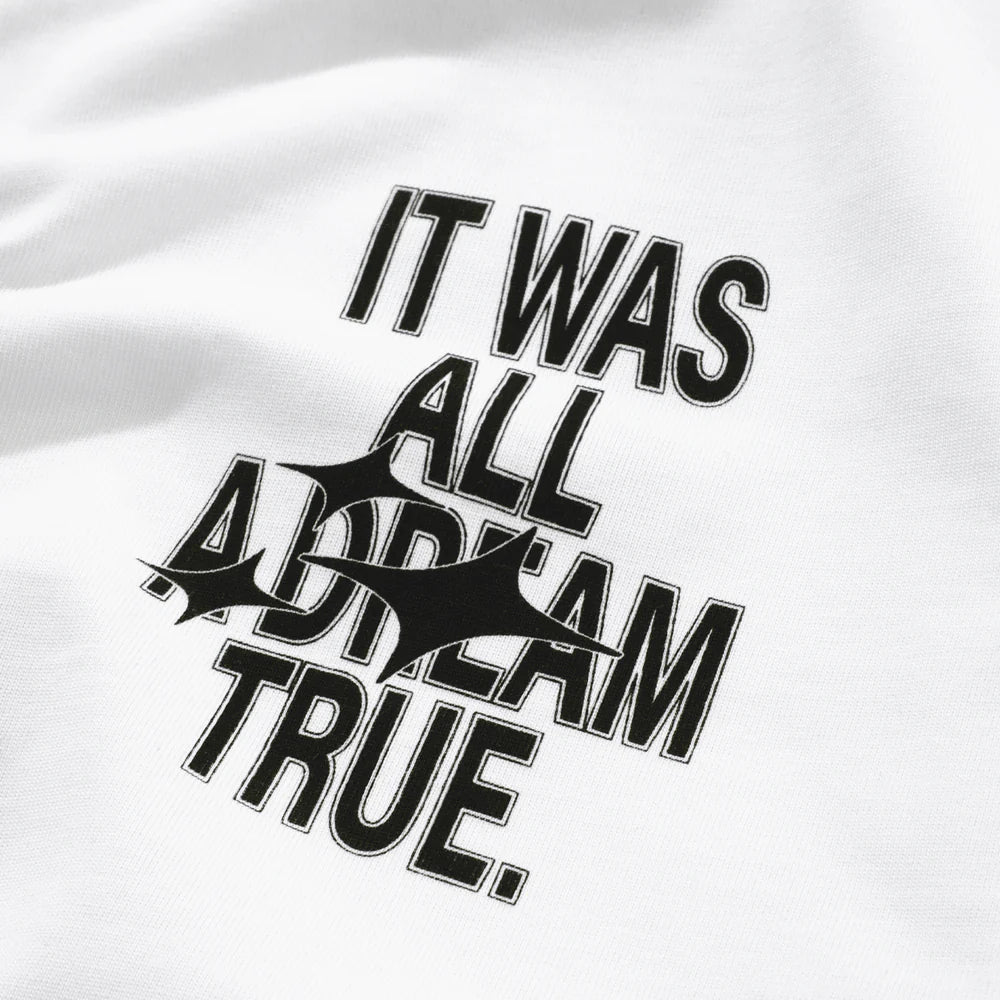DREAMS BOXY T-SHIRT WHITE - FRONT OF.