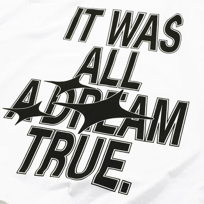 DREAMS BOXY T-SHIRT WHITE - FRONT OF.