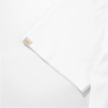 DREAMS BOXY T-SHIRT WHITE - FRONT OF.