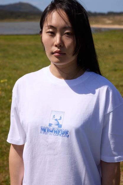 CAMISETA ALL THE PEACE I NEED BLUE - FRONT OF