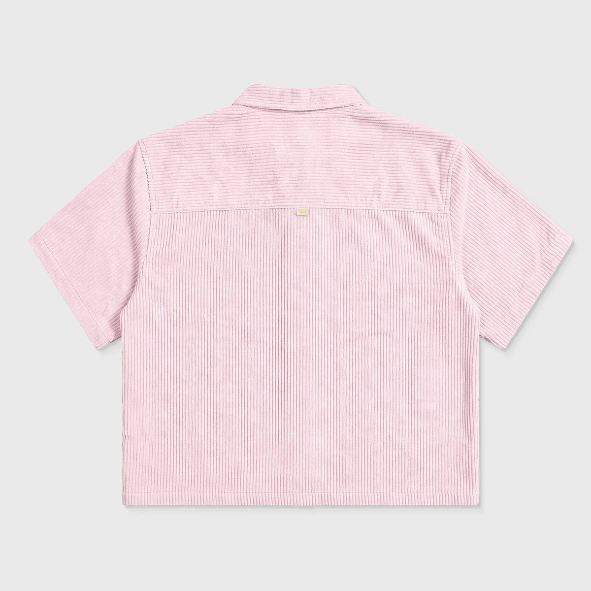 EMBROIDERED FLOWER BOXY SHIRT PINK - FRONT OF