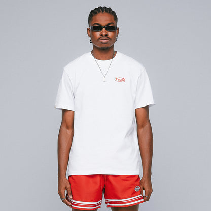 EVERYDAY LOGO T-SHIRT WHITE - FRONT OF.
