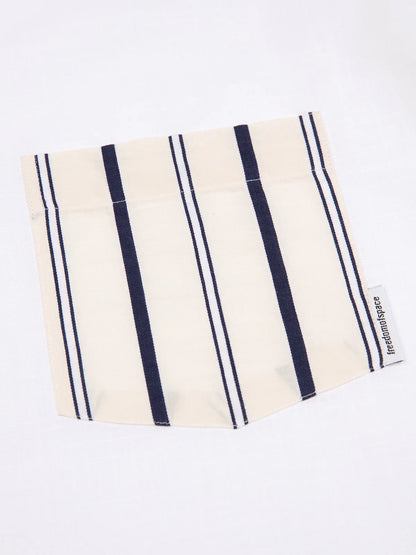 LINEN LONG SLEEVE WHITE - FRONT OF
