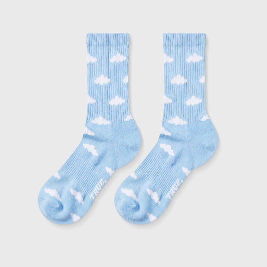 FANTASY SOCKS BABY BLUE - FRONT OF