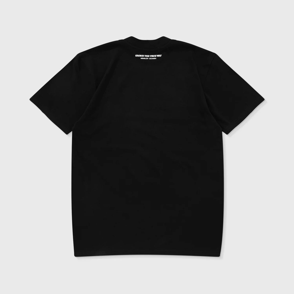 FLOWERS LOGO T-SHIRT BLACK - FRONT OF