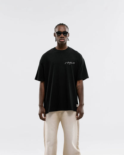 NYC T-SHIRT JET BLACK - FRONT OF