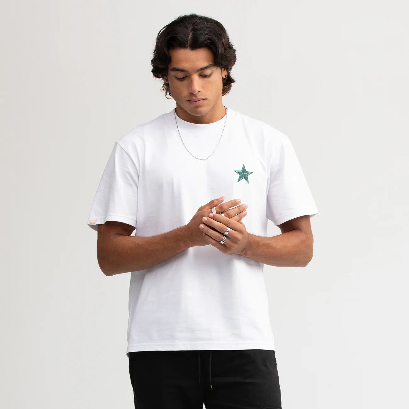 GROUNDING RITUALS T-SHIRT WHITE - FRONT OF