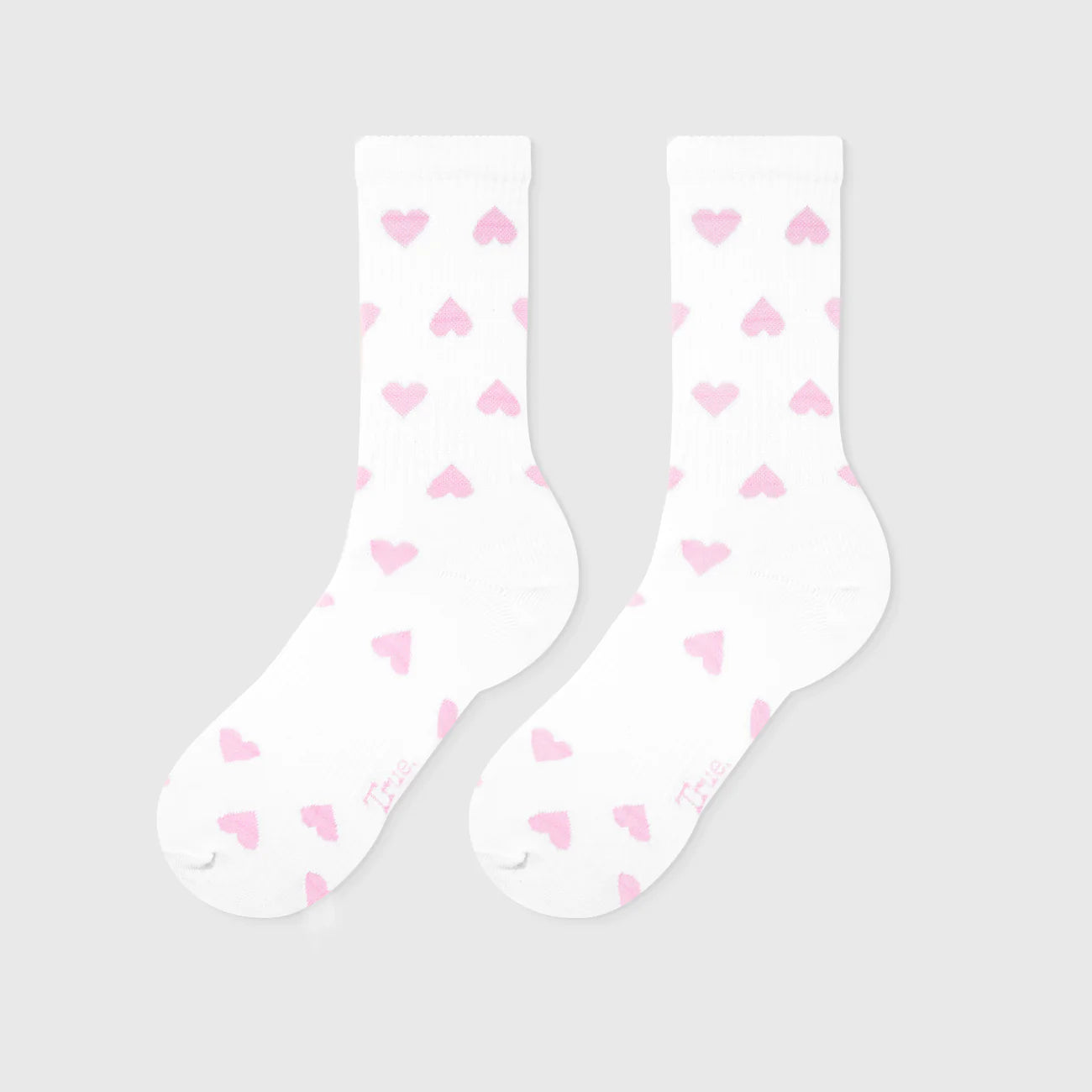 CALCETINES HEART WHITE - FRONT OF