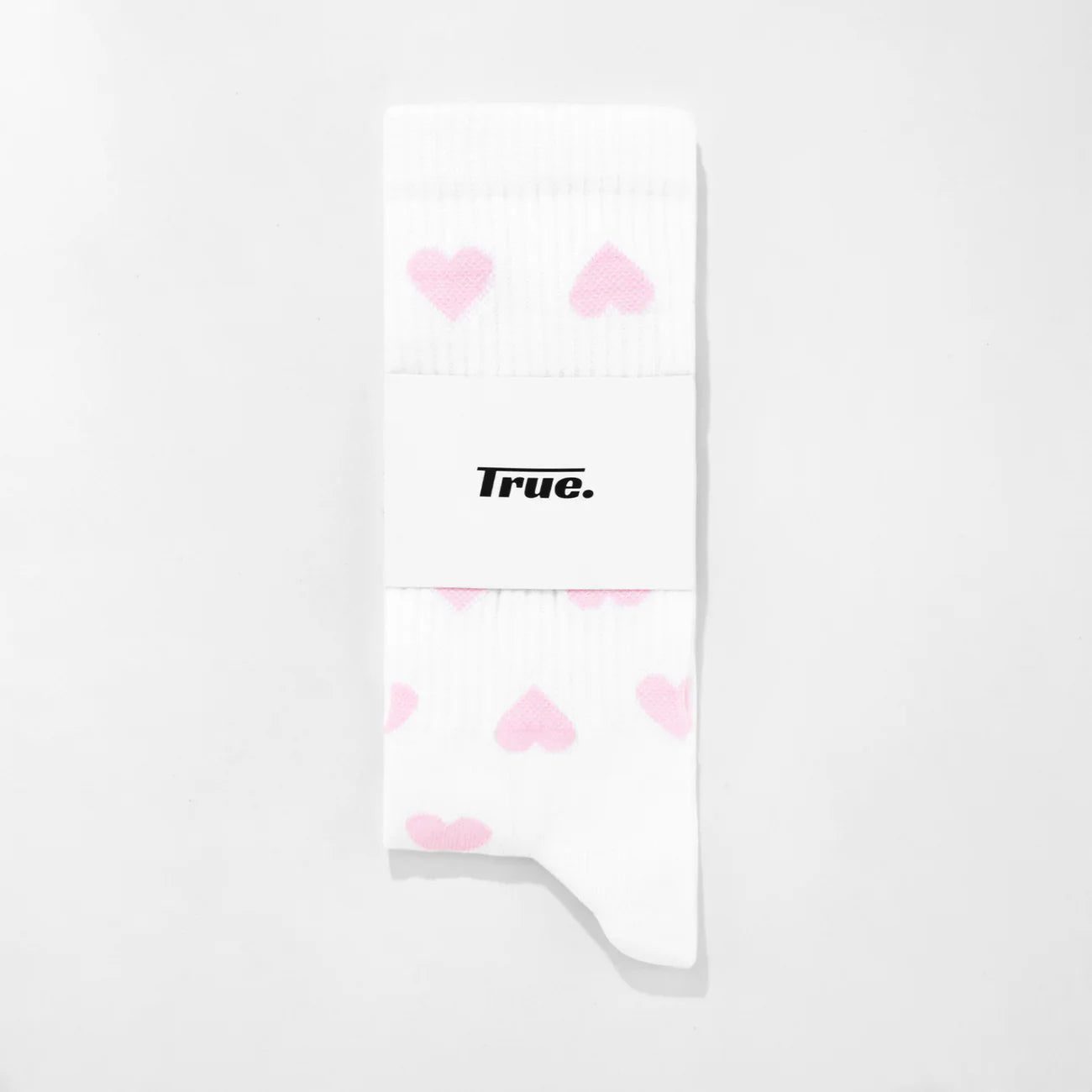 CALCETINES HEART WHITE - FRONT OF