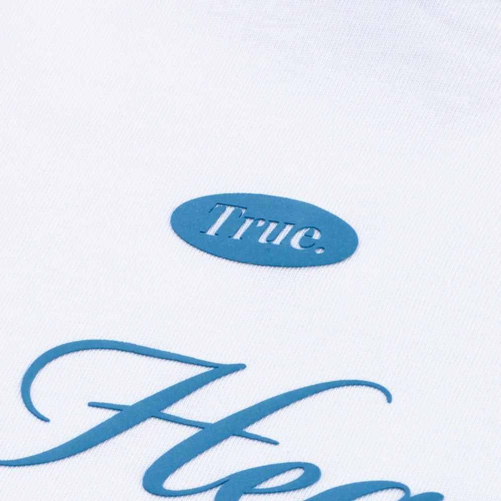 HEARTBEAT OVERSIZED T-SHIRT WHITE - FRONT OF.